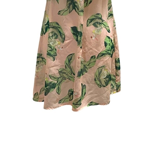 The Webster Miami For Target Tropical Flamingo Print Nightie Pink Size M Glam - Picture 6 of 12